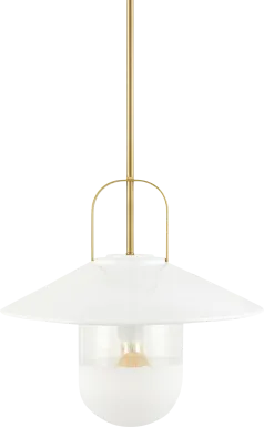 Tylia Court Brass Pendant