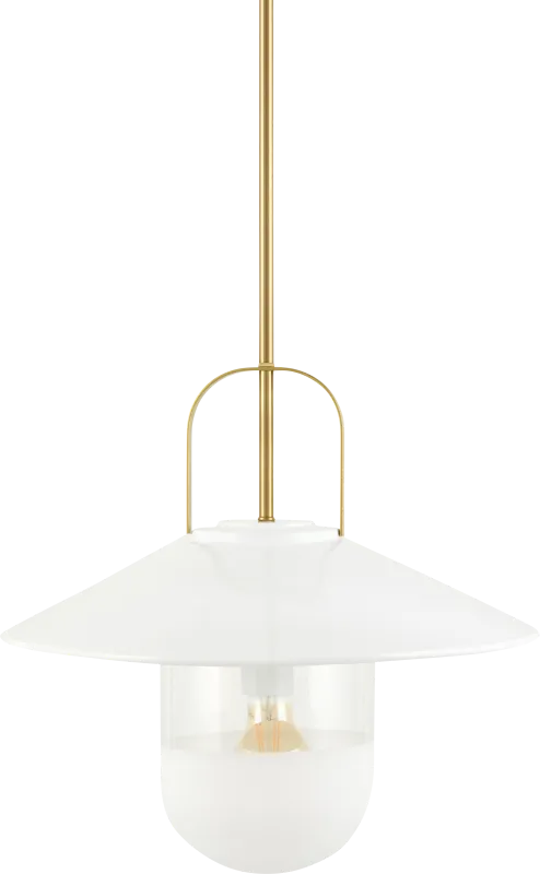 Tylia Court Brass Pendant