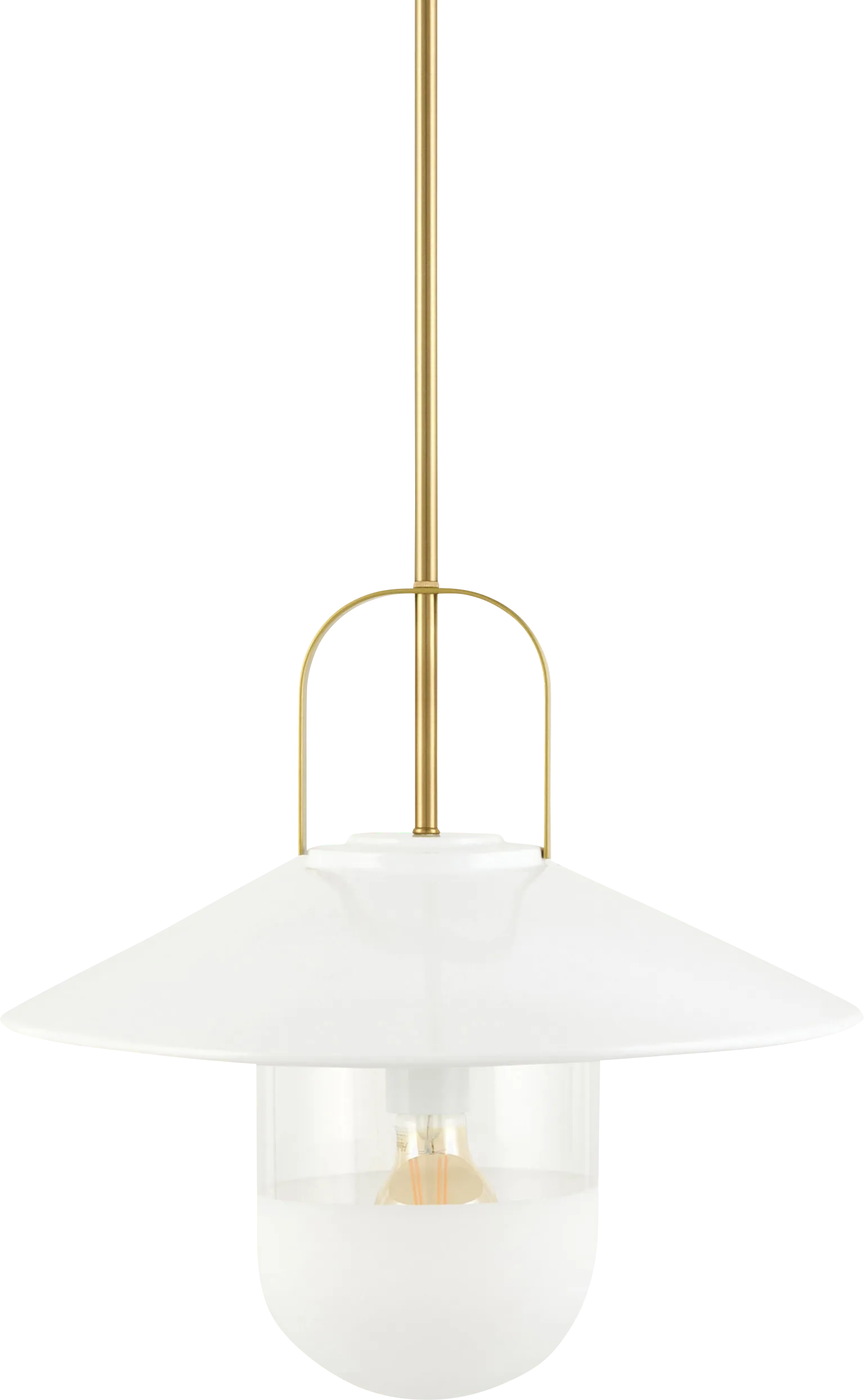 Tylia Court Brass Pendant - Image 1
