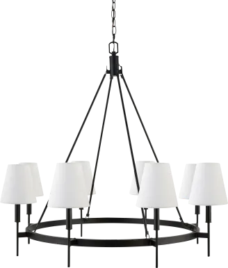 Hanson Cove Black Chandelier