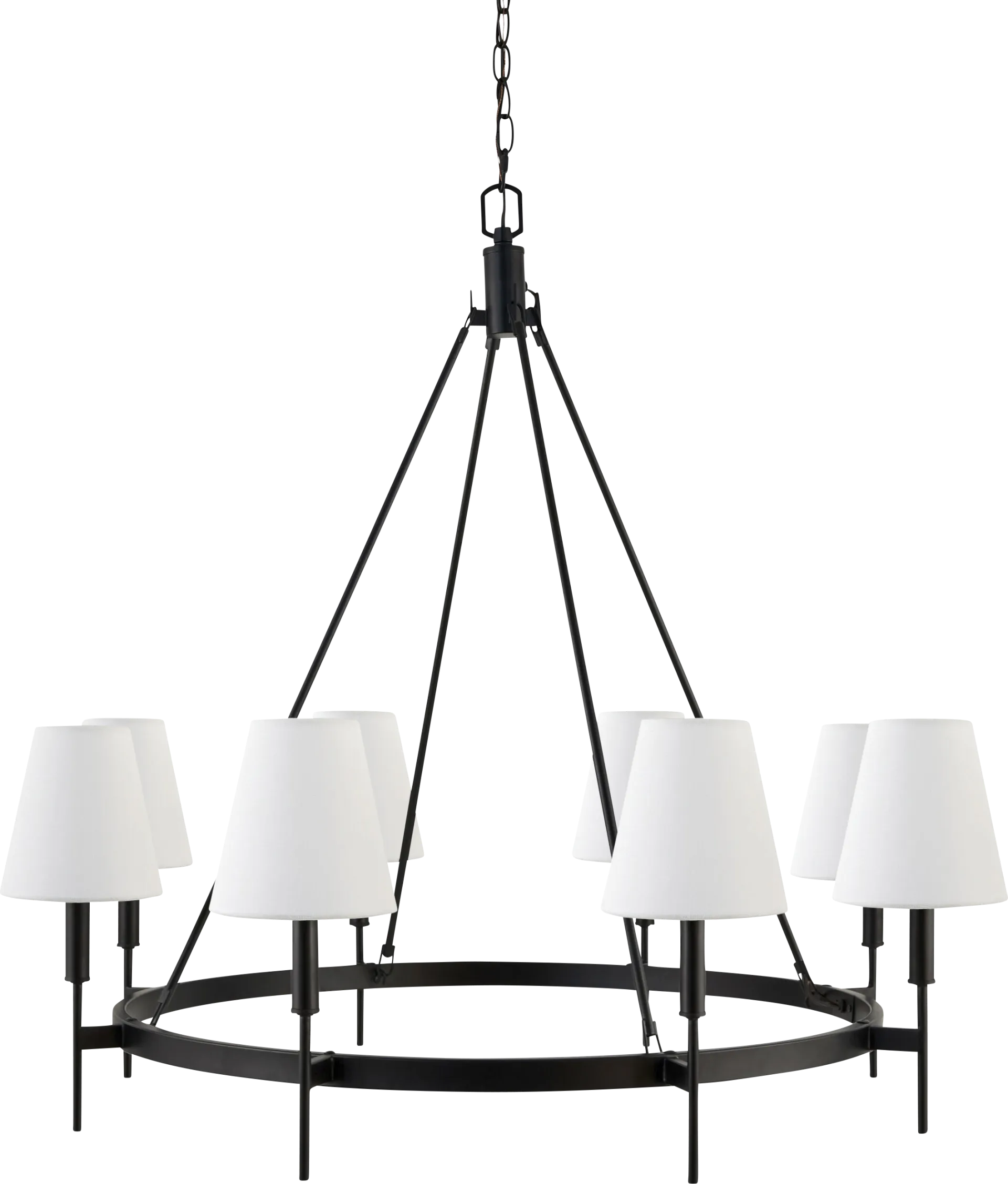 Hanson Cove Black Chandelier - Image 1