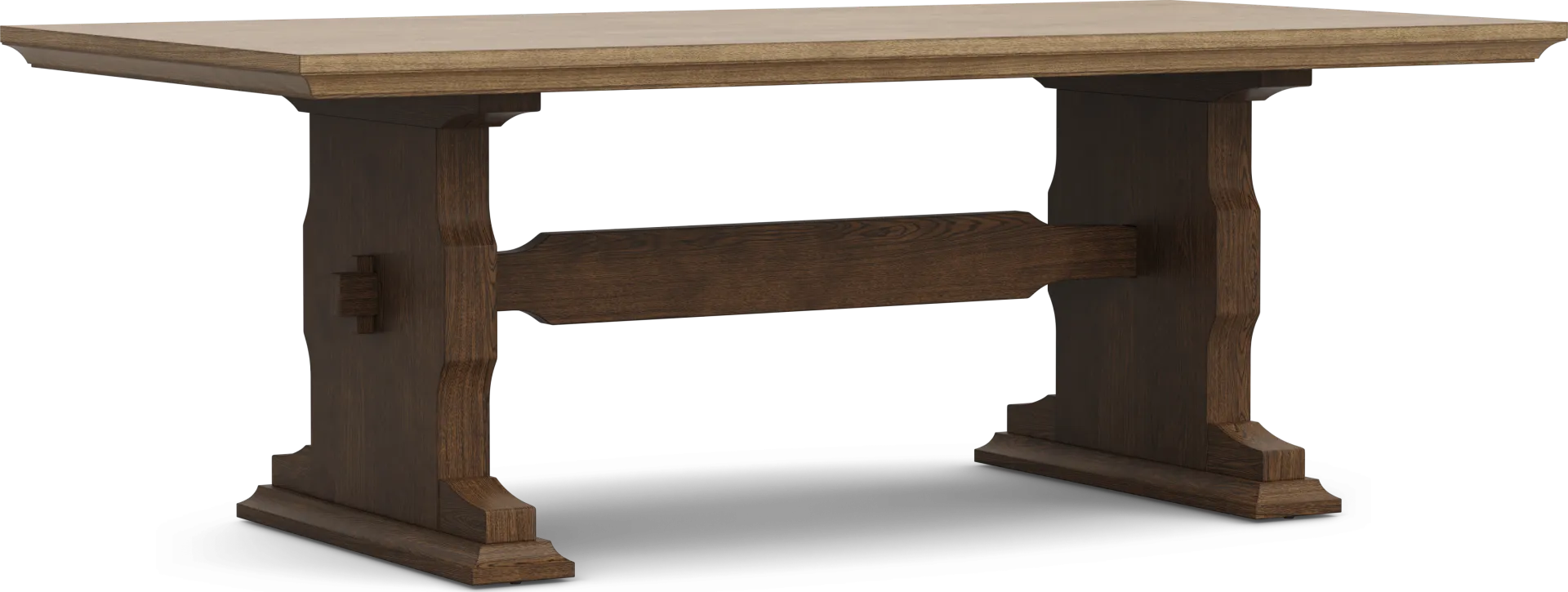 Telluride Brown 6 Pc Dining Room with Upholstered Bench - Image 2