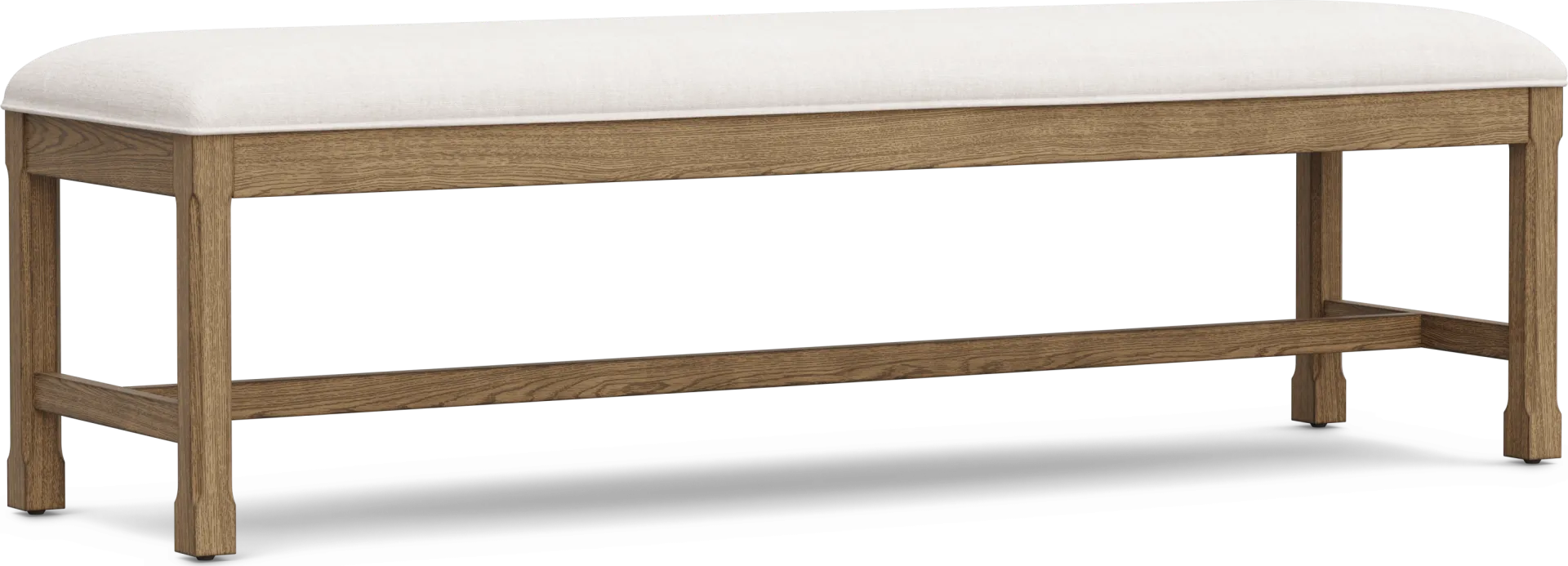 Telluride Brown Upholstered Bench