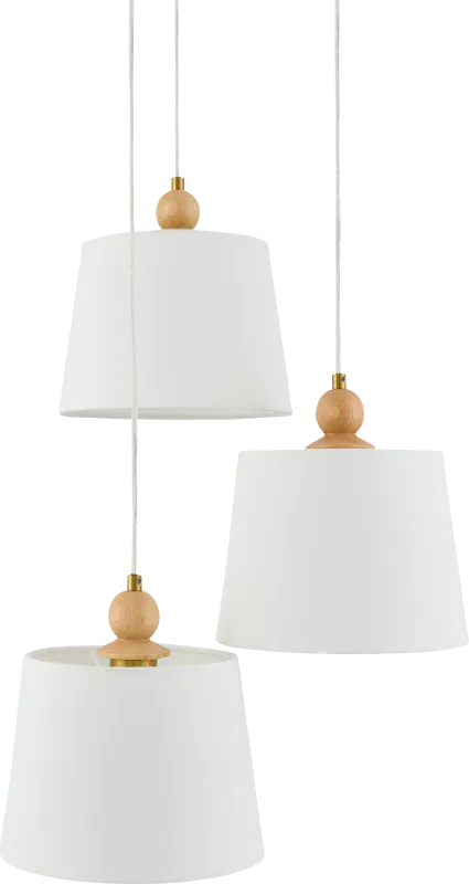 Woodren Circle Brown Chandelier