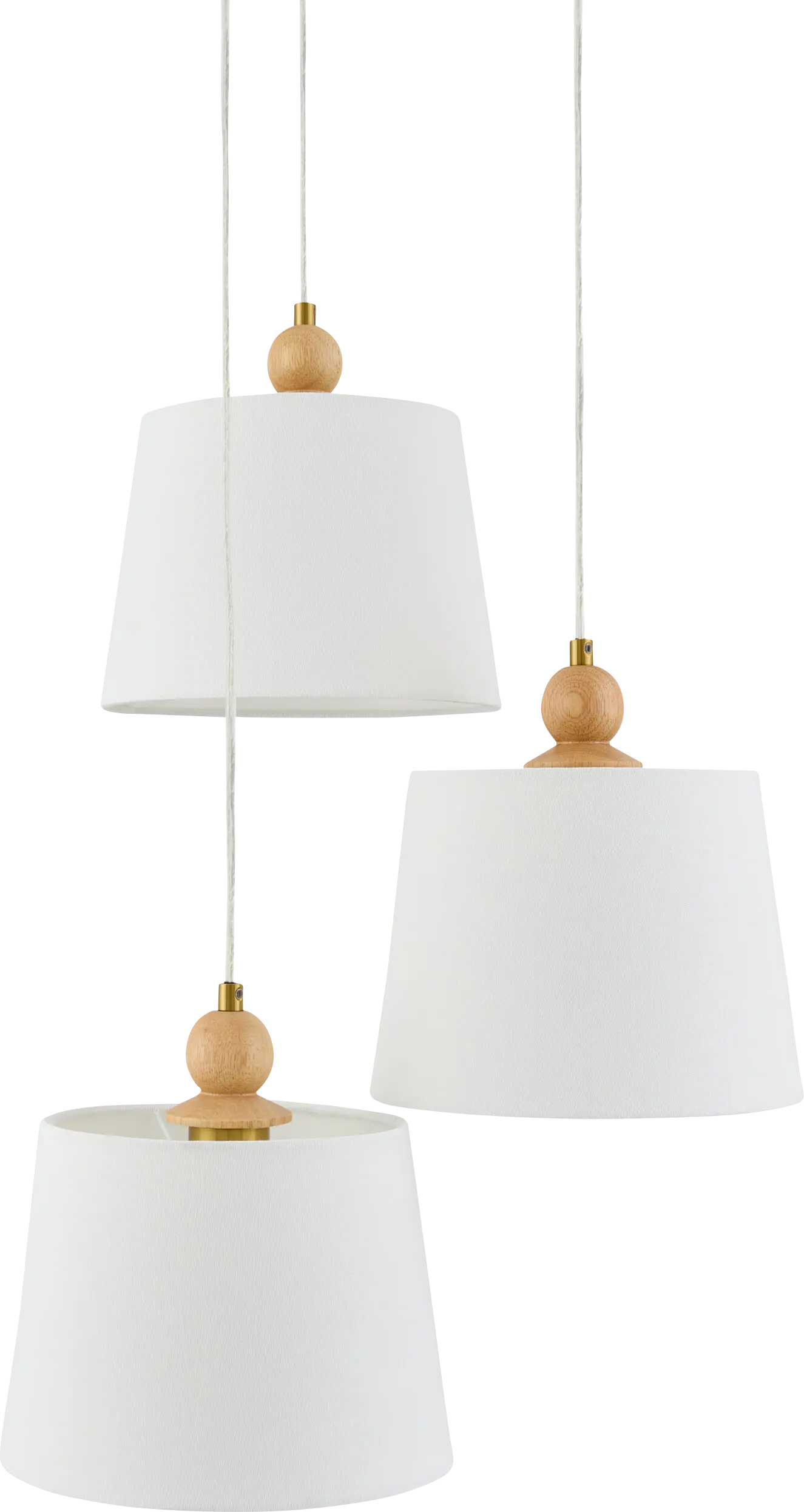 Woodren Circle Brown Chandelier