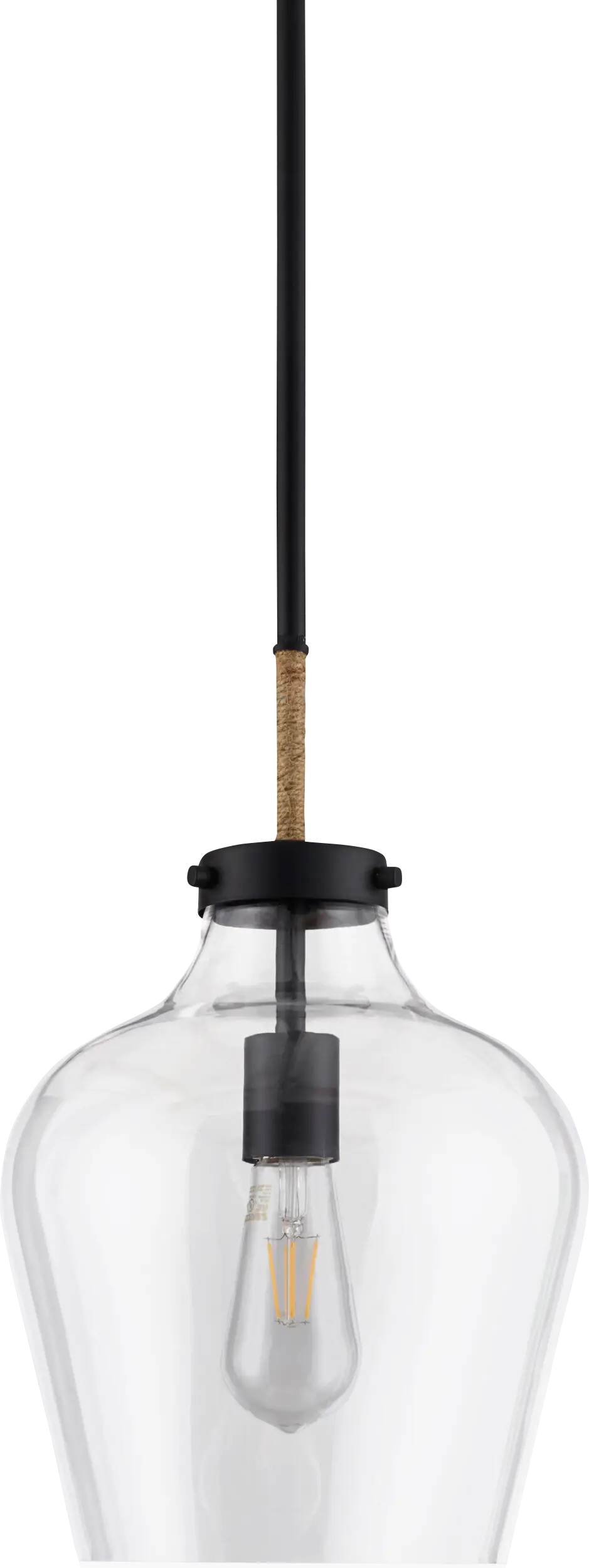 Eastlawn Bay Black Pendant