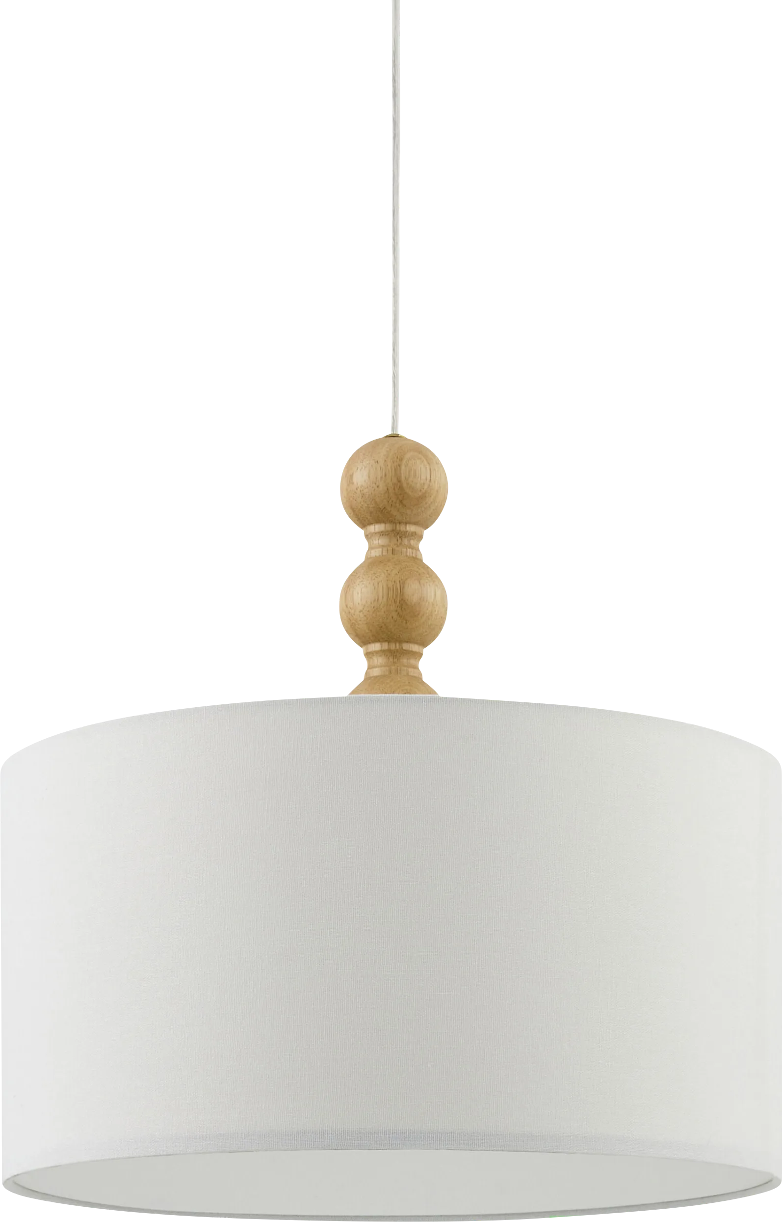 Woodren Circle Brown Pendant - Image 1