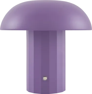Kids Mini Mush Purple Lamp