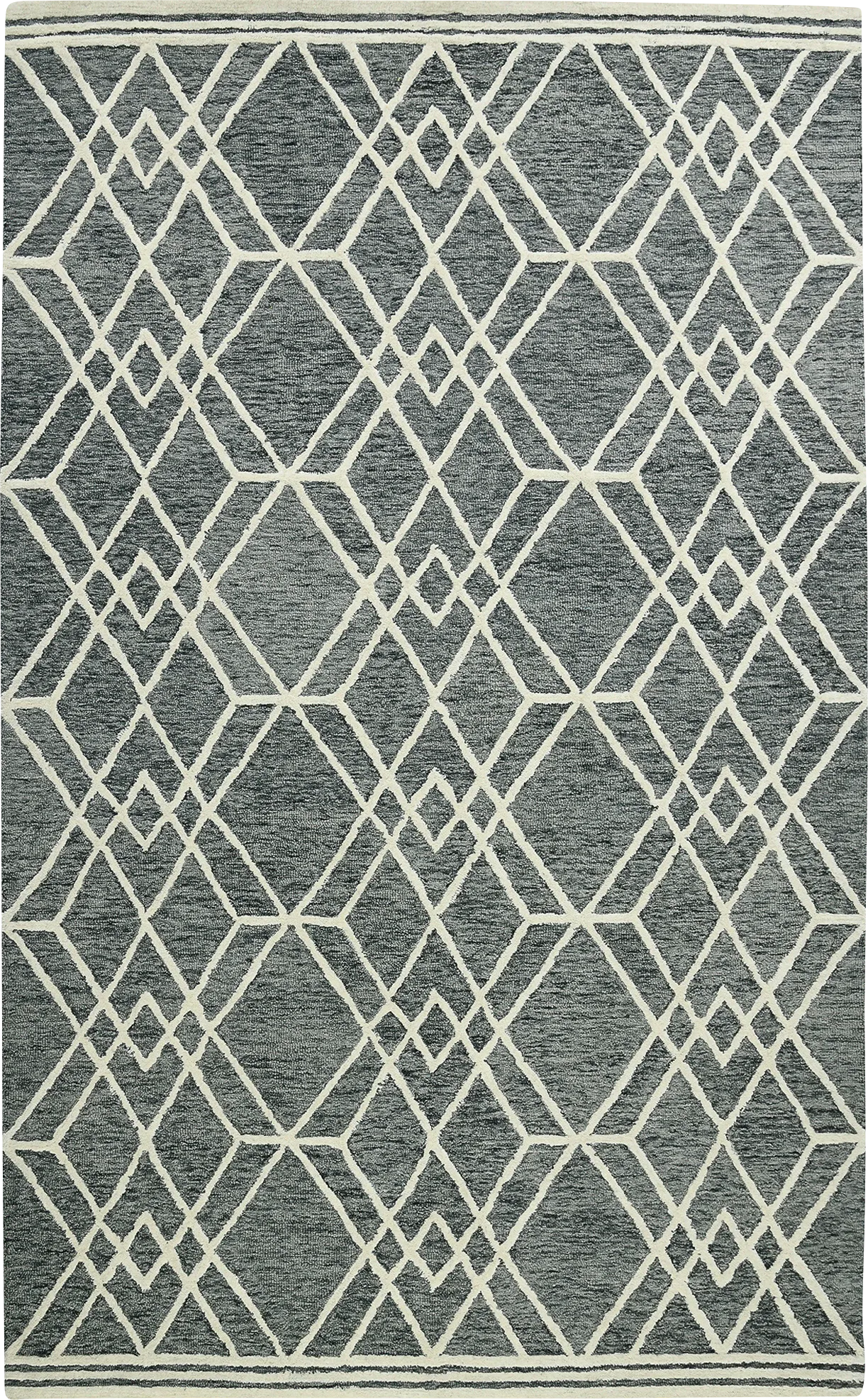 Brigit Gray 5' x 8' Rug - Thumbnail - Image 1