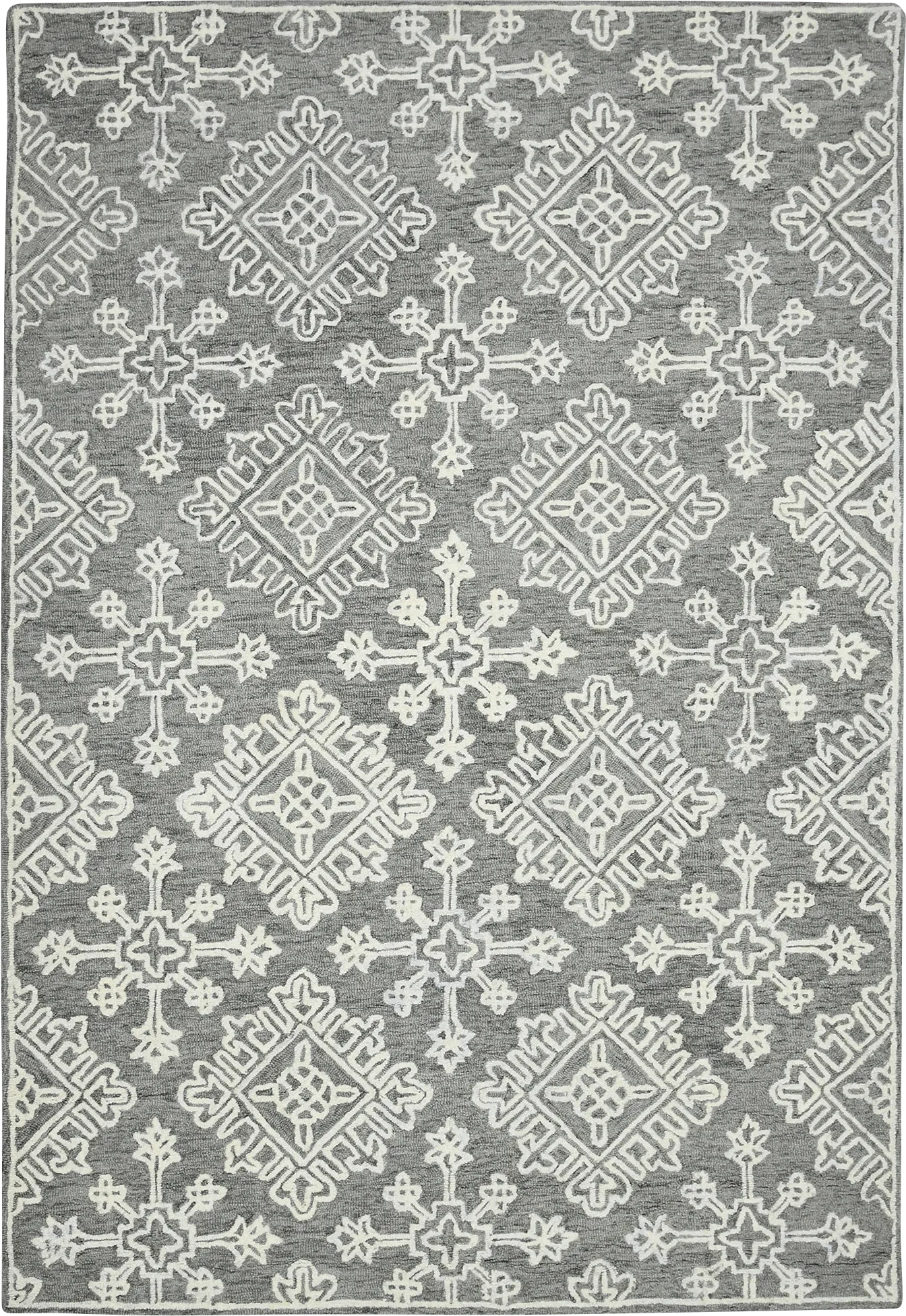 Nadra Gray 7'6 x 9'6 Rug - Thumbnail - Image 1