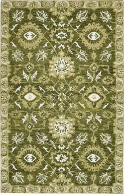Soline Green 5' x 8' Rug