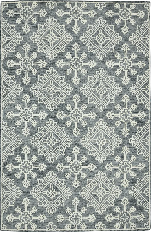 Nadra Charcoal 5' x 7'6 Rug