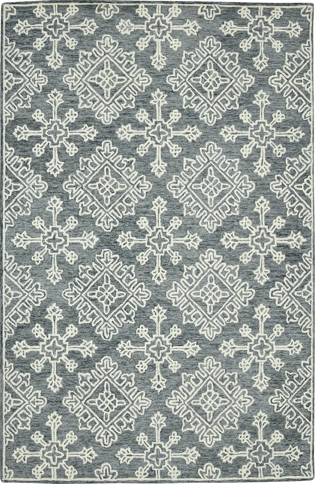 Nadra Charcoal 7'6 x 9'6 Rug - Image 1