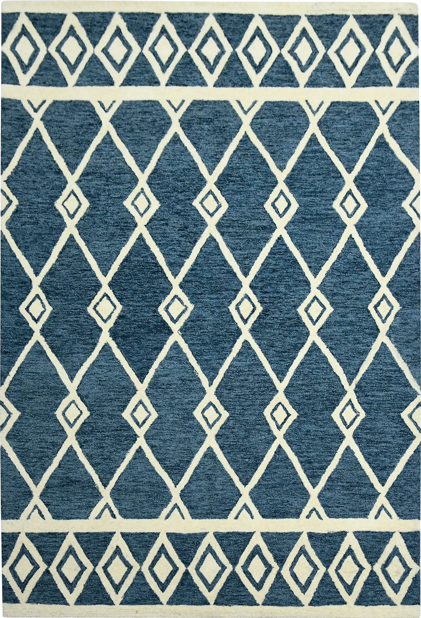Driax Navy 5' x 8' Rug - Thumbnail - Image 1