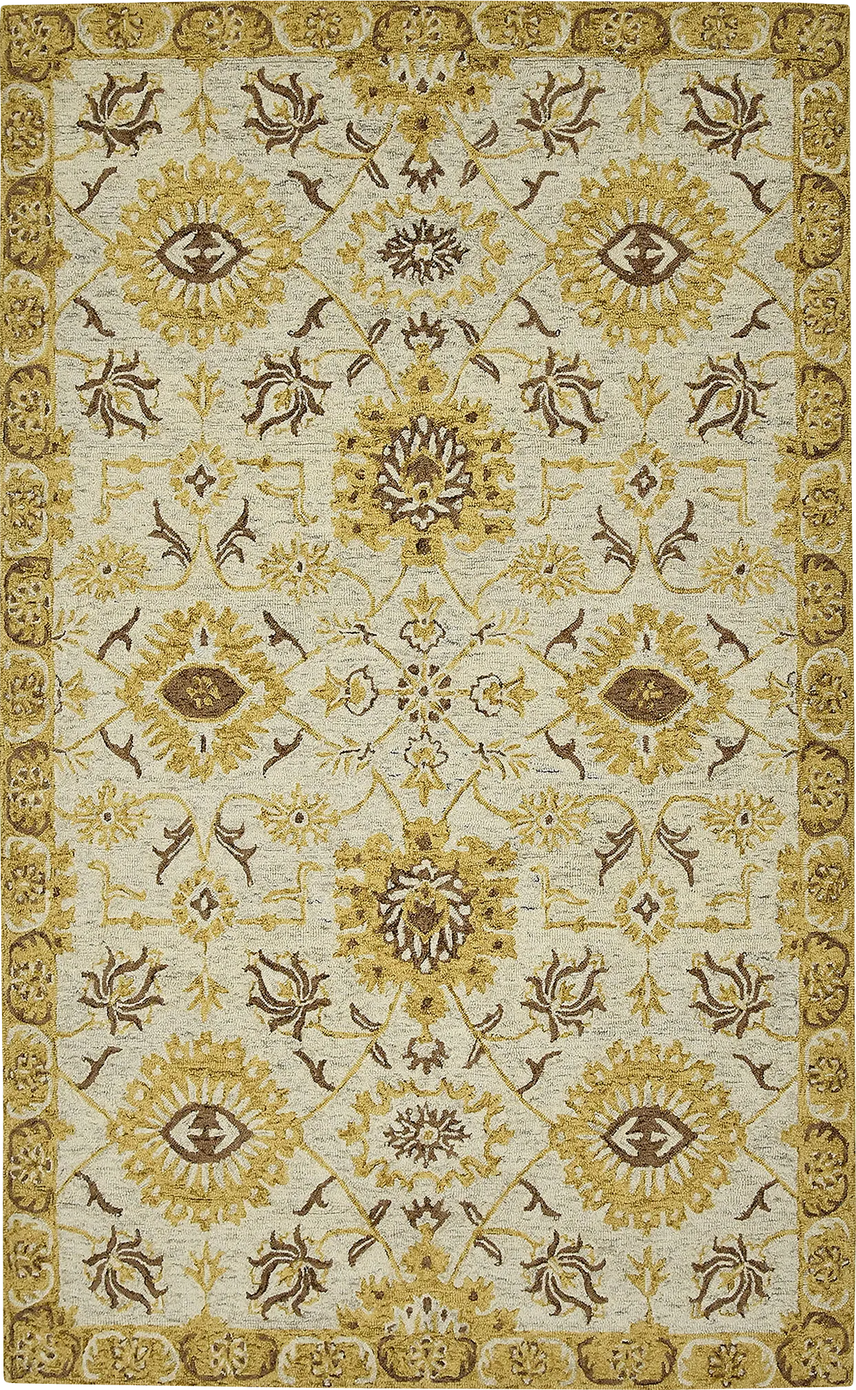 Soline Yellow 5' x 8' Rug - Image 1