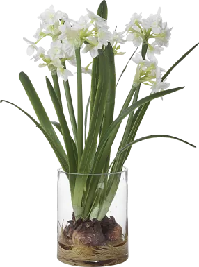 Asteria White Silk Floral