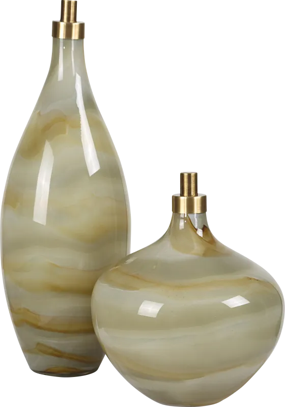 Eikel Gray Bottle, Set of 2