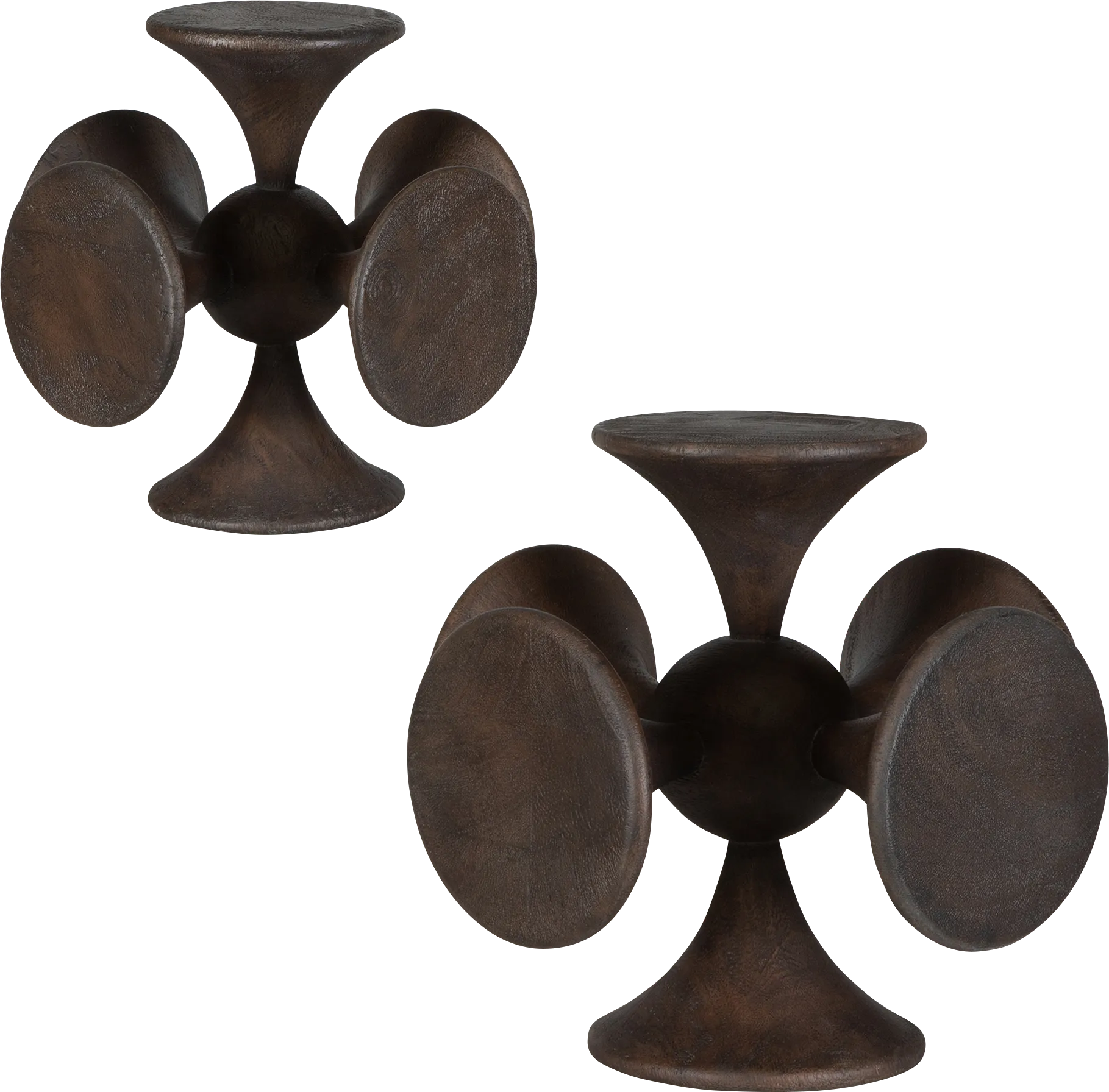 Alko Brown Sculpture, Set of 2 - Thumbnail - Image 1