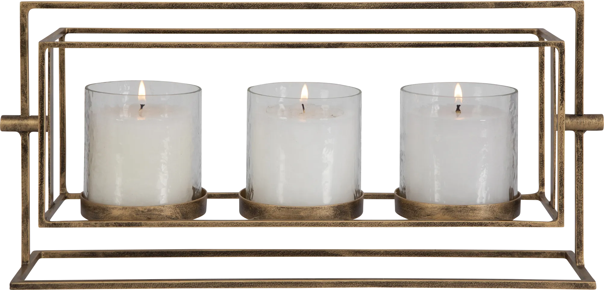 Menix Gold Candle Holder - Thumbnail - Image 1