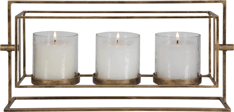 Menix Gold Candle Holder