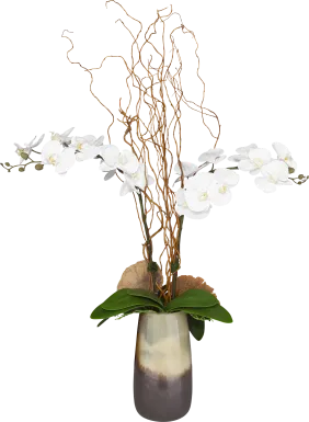 Andile White Silk Floral