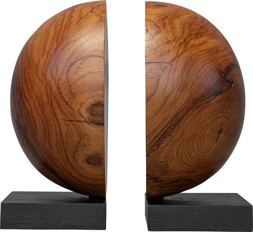 Elmino Brown Bookend, Set of 2