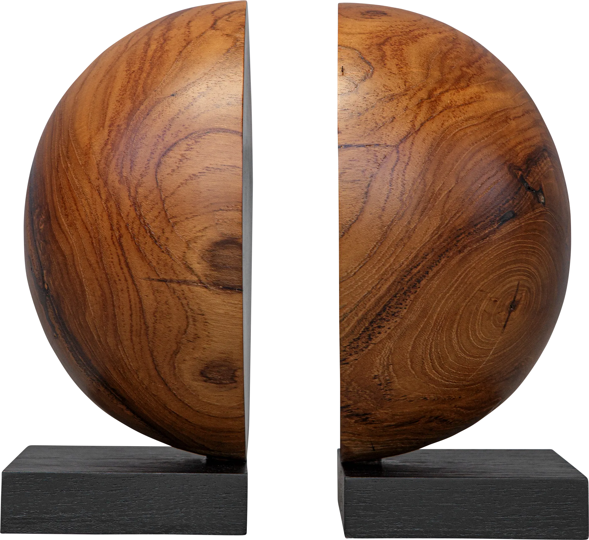 Elmino Brown Bookend, Set of 2 - Image 1