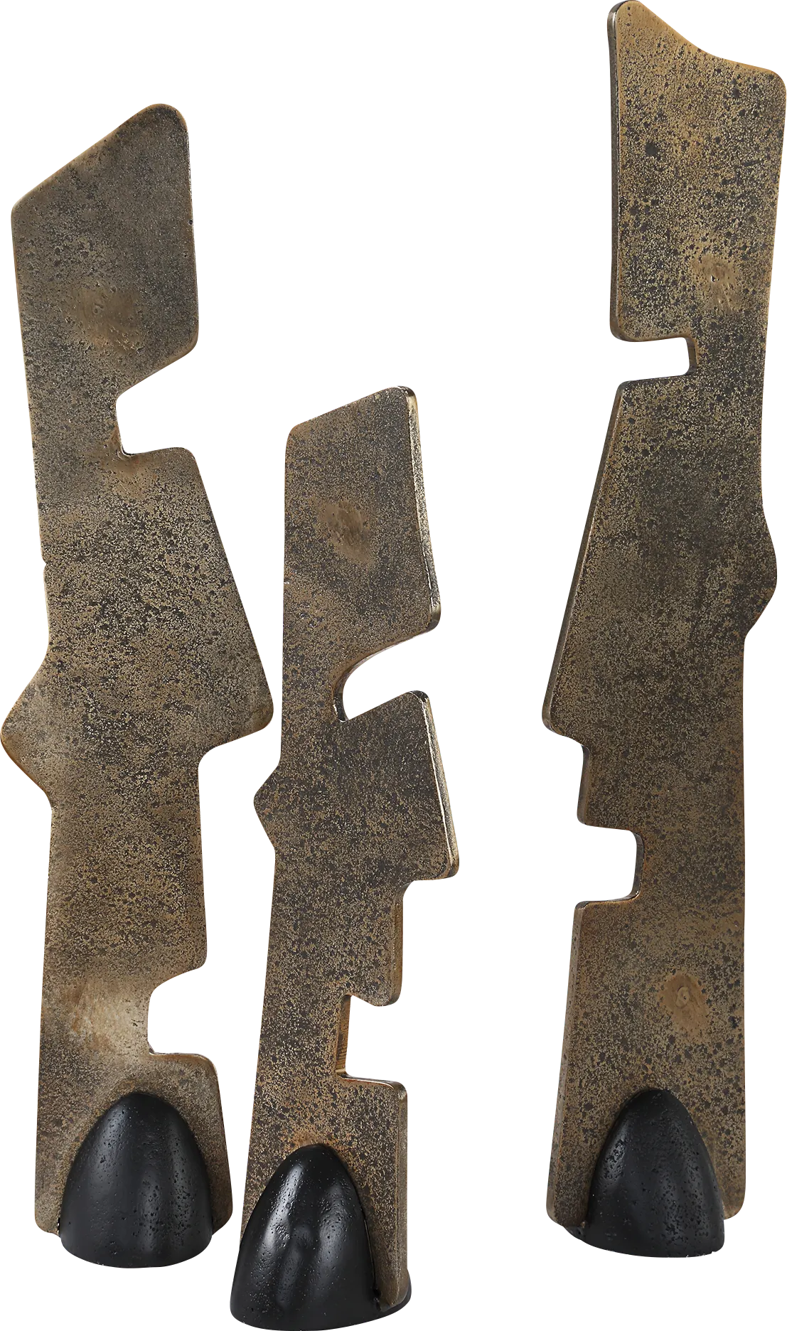 Ariena Bronze Scuplture, Set of 3 - Image 1
