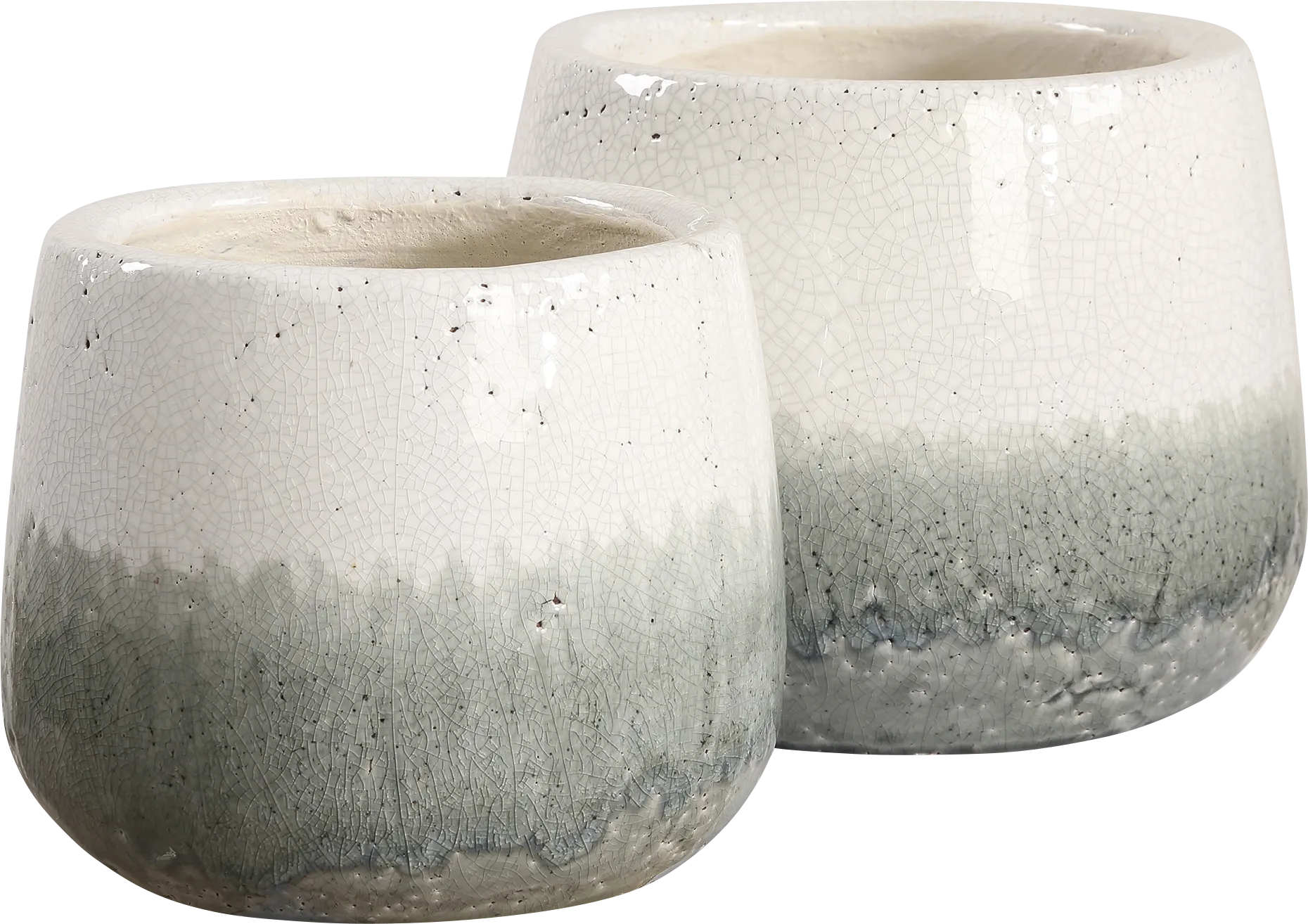 Hadila Gray Vase, Set of 2 - Thumbnail - Image 1