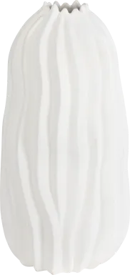 Outdoor Clyda White Vase