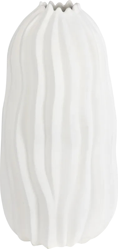 Outdoor Clyda White Vase