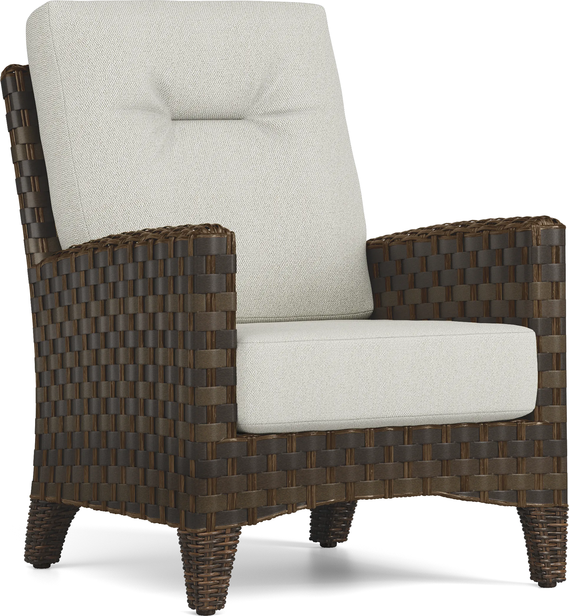 Mantra Brown 4 Pc Outdoor Seating Set with Ash Cushions - Thumbnail - Image 4
