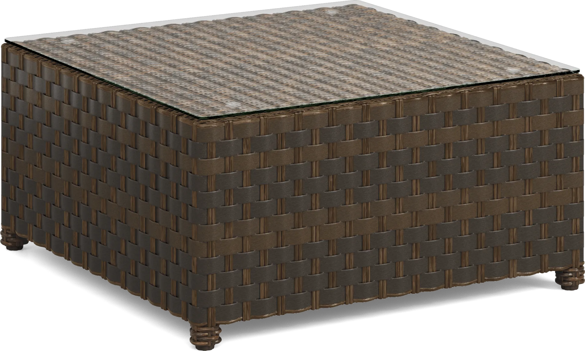 Mantra Brown 4 Pc Outdoor Seating Set with Ash Cushions - Image 6