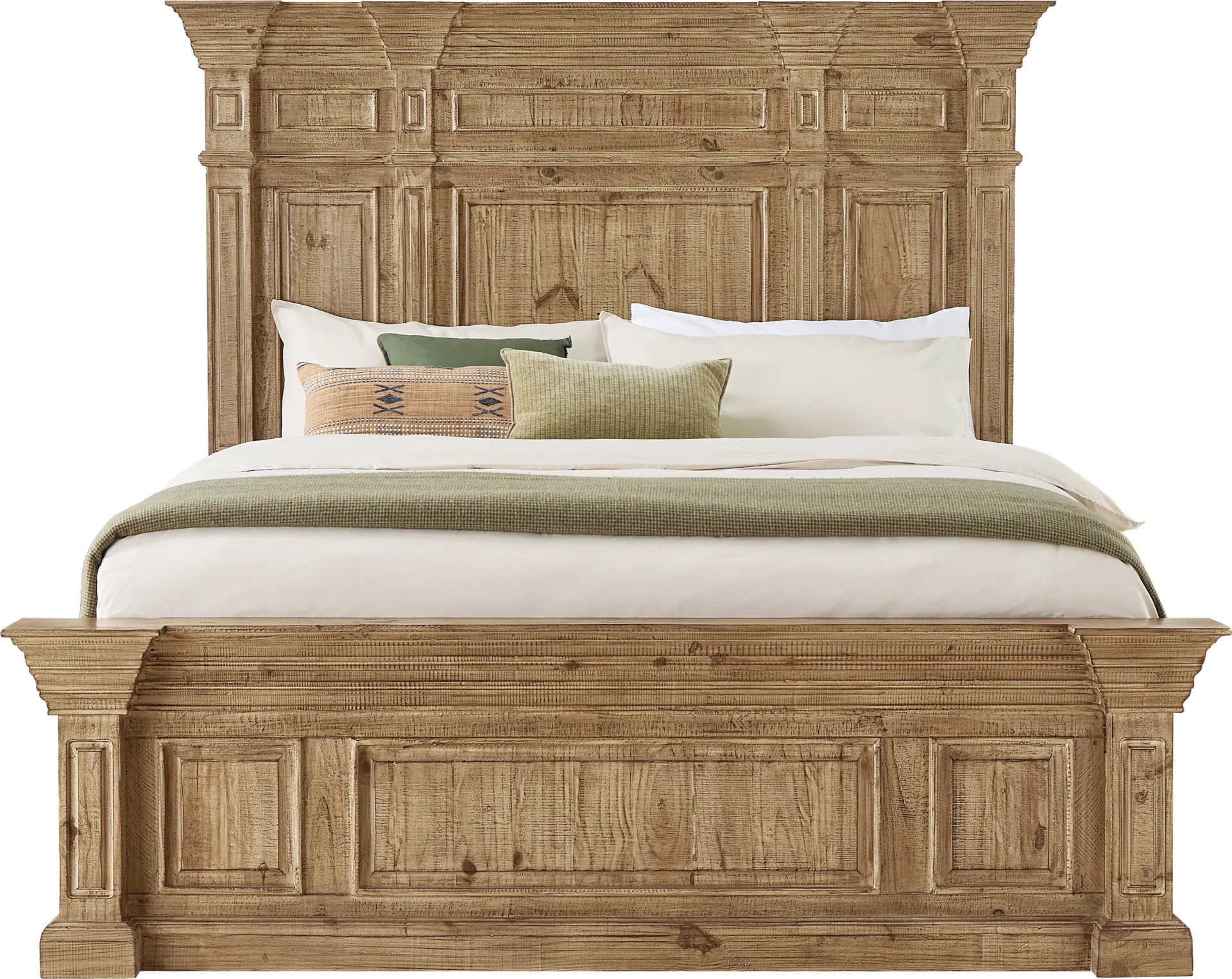 Briar Hill Natural 8 Pc King Panel Bedroom - Image 2