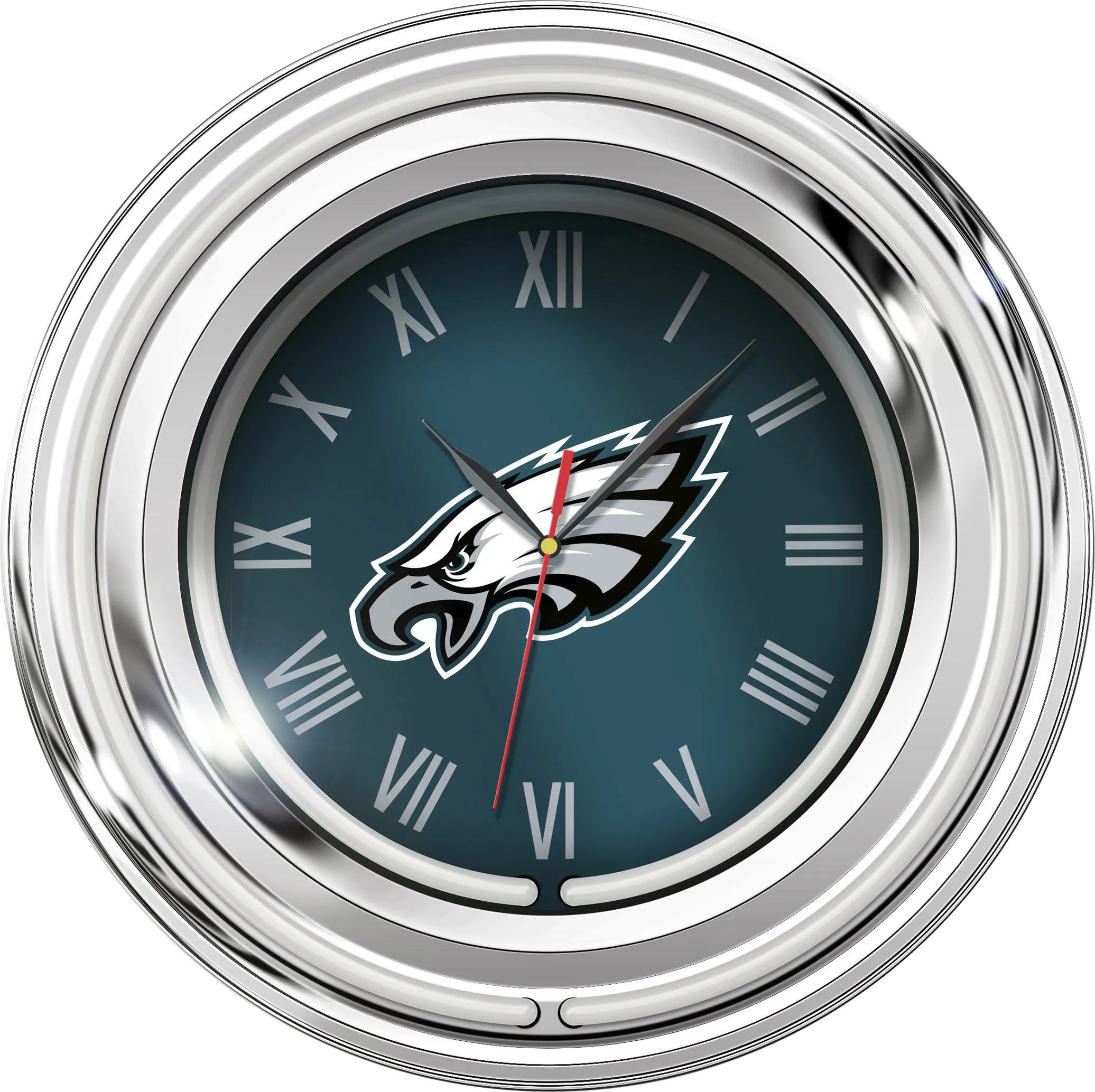 Philadelphia Eagles Green Neon Wall Clock - Thumbnail - Image 1