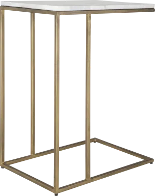 Talha Brass Accent Table