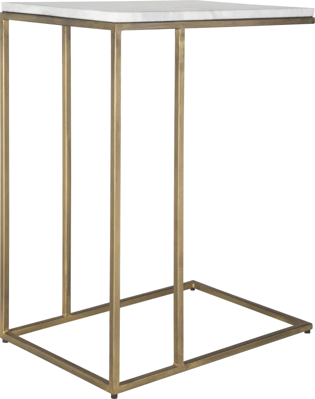 Talha Brass Accent Table