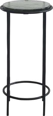 Ziyar Black Accent Table