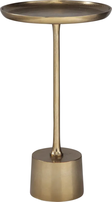 Farhan Brass End Table