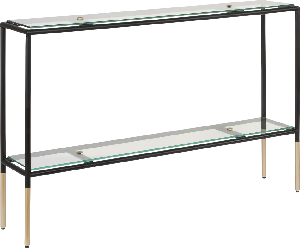 Gabadi Black Console Table