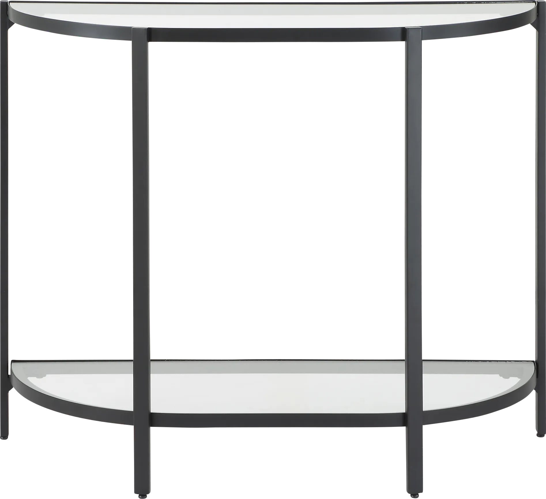 Tharo Black Console Table - Thumbnail - Image 1