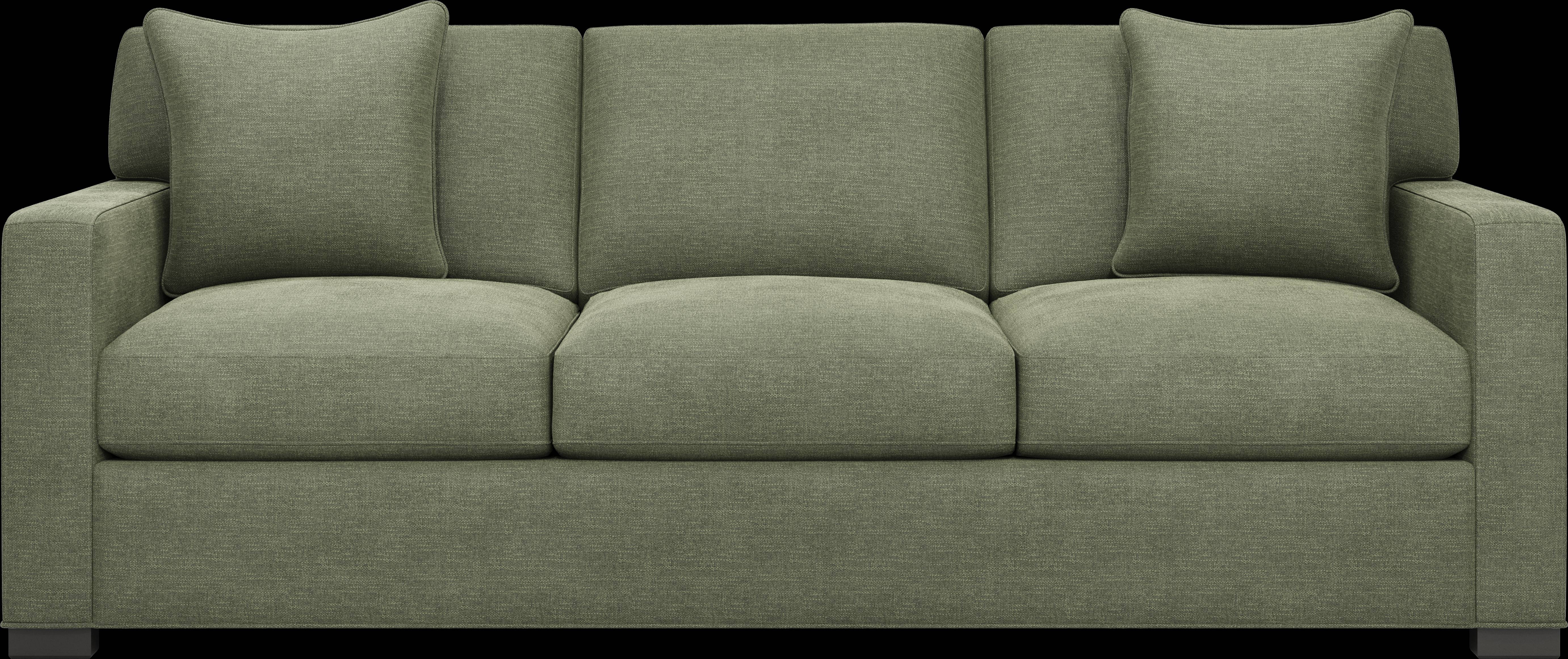 Harmonie Avocado Sleeper Sofa - Thumbnail - Image 1
