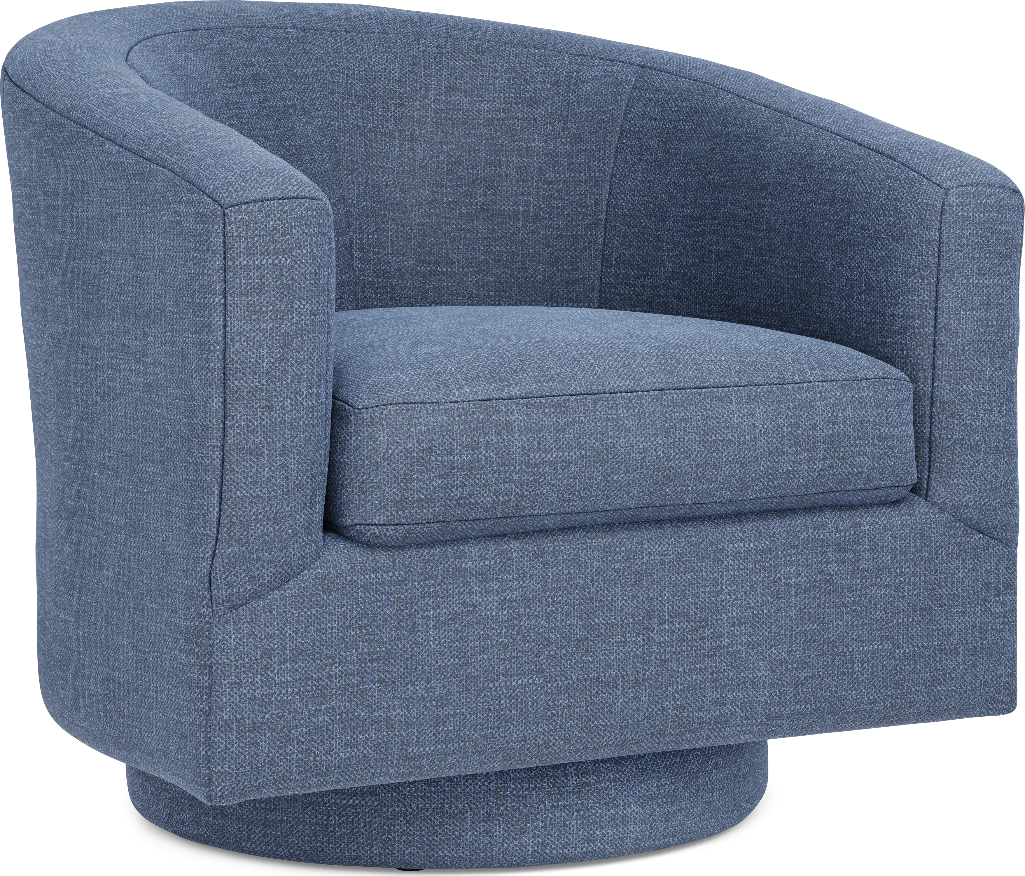 Harmonie Sapphire Swivel Chair