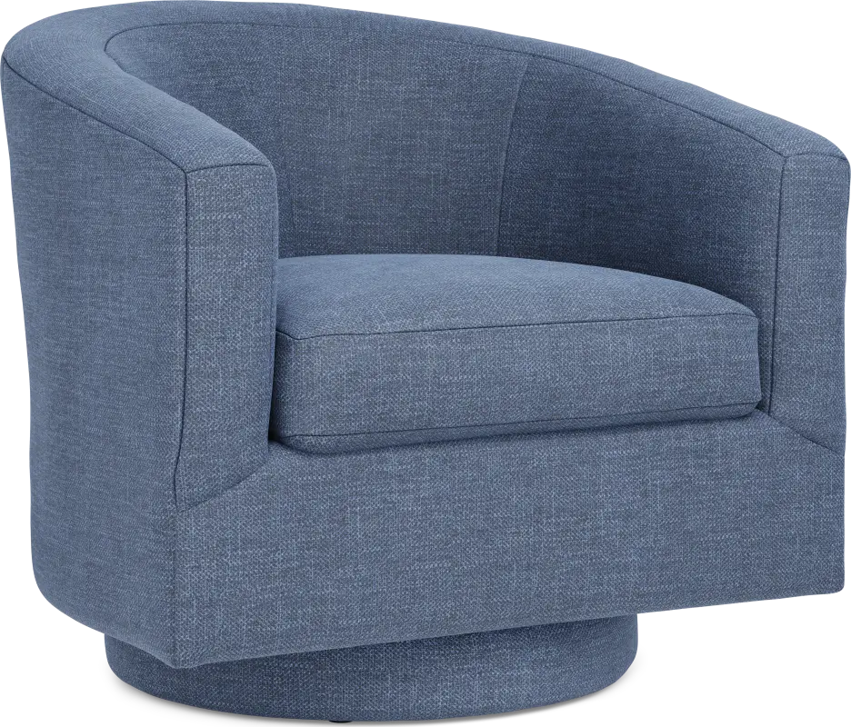 Harmonie Sapphire Swivel Chair