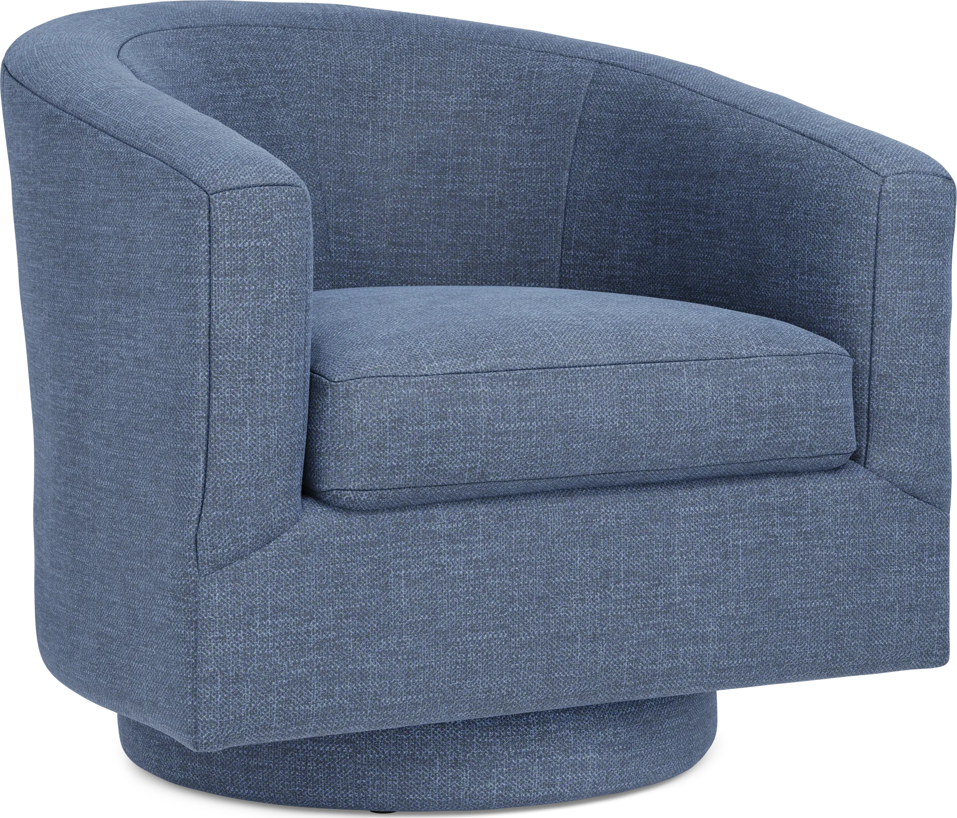 Harmonie Sapphire Swivel Chair - Image 1