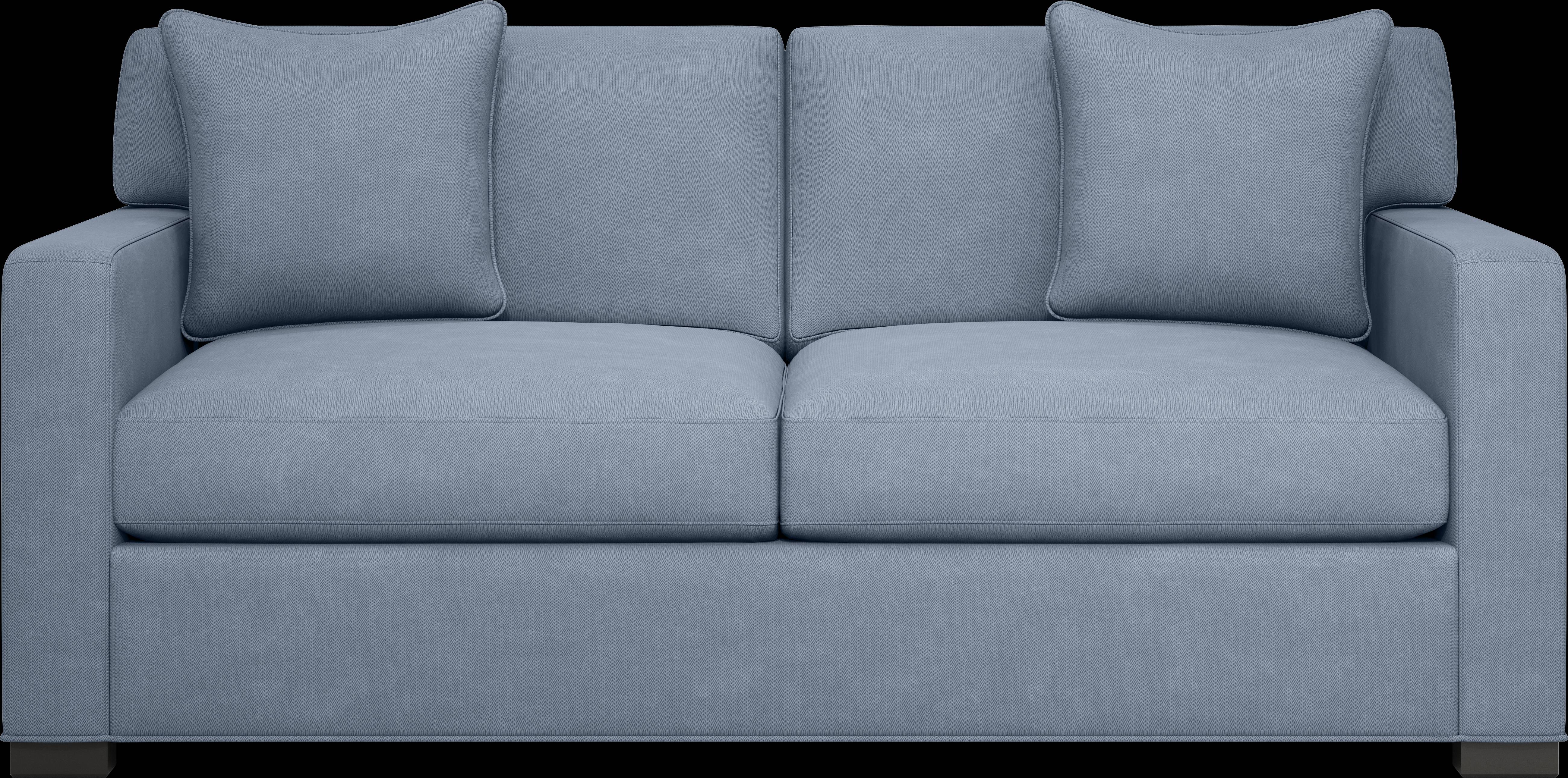 Harmonie Blue Apartment Sofa - Thumbnail - Image 1