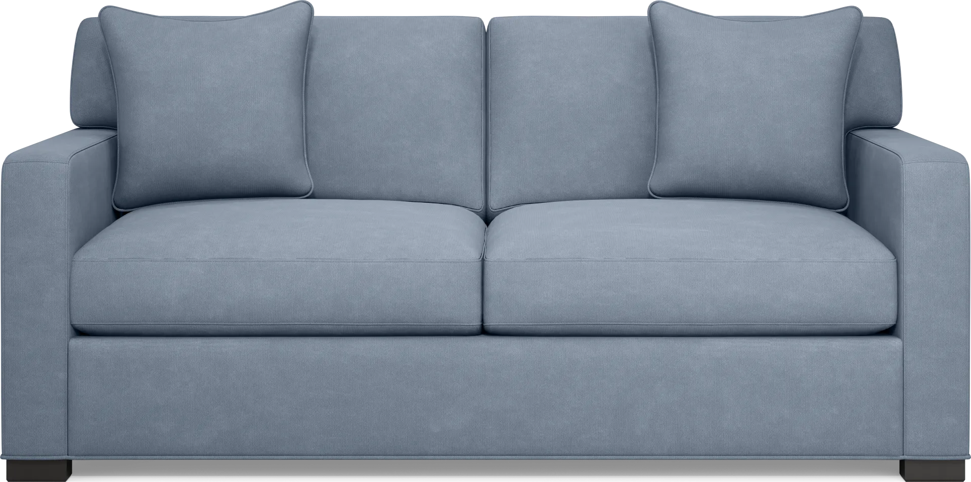 Harmonie Blue Apartment Sleeper Sofa - Image 1