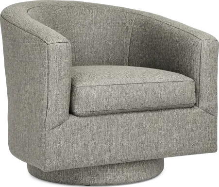 Harmonie Gray Swivel Chair