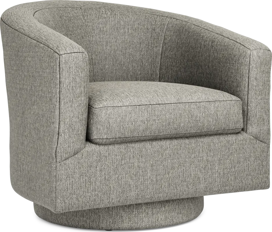 Harmonie Gray Swivel Chair