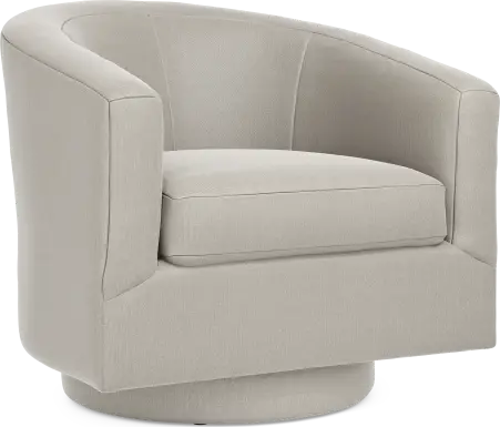 Harmonie Dove Swivel Chair